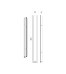 Milagro Kinkiet Wow 25W 3CCT IP54 100cm ML1724 Milagro Kinkiet Wow 25W 3CCT IP54 100cm ML1724