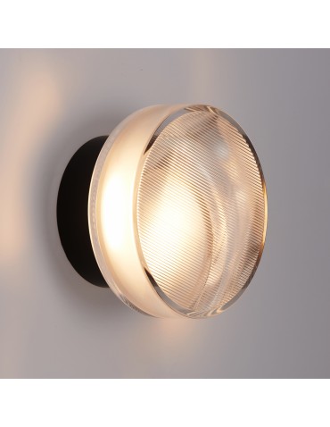 Step Into Design Lampa ścienna CARMELLO LED transparentna czarna 13,5 cm ST-DL-8535 black - produkt 2
