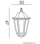 Klosze do lamp zewnętrznych - SU-MA Retro Maxi K 1018 BD Klosz - product 5