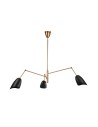 Step Into Design Lampa wisząca RAGNO czarna 150 cm ST-8625P black