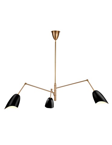Step Into Design Lampa wisząca RAGNO czarna 150 cm ST-8625P black - produkt 2