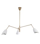 Step Into Design Lampa wisząca RAGNO biała 150 cm ST-8625P white Step Into Design Lampa wisząca RAGNO biała 150 cm ST-8625P white