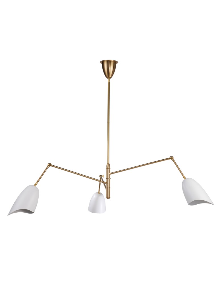Step Into Design Lampa wisząca RAGNO biała 150 cm ST-8625P white Step Into Design Lampa wisząca RAGNO biała 150 cm ST-8625P white