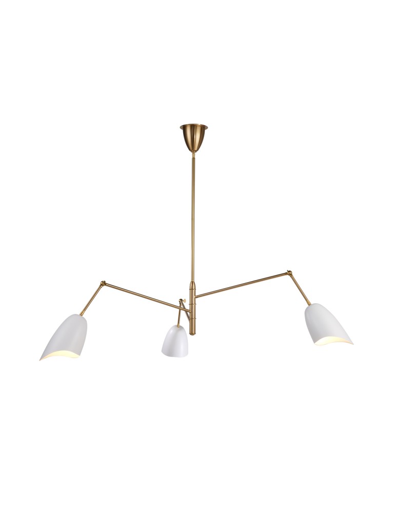 Step Into Design Lampa wisząca RAGNO biała 150 cm ST-8625P white Step Into Design Lampa wisząca RAGNO biała 150 cm ST-8625P white