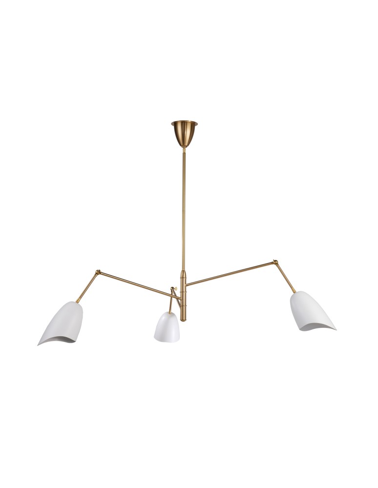 Step Into Design Lampa wisząca RAGNO biała 150 cm ST-8625P white Step Into Design Lampa wisząca RAGNO biała 150 cm ST-8625P white