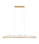 Lampy wiszące nad wyspę - Step Into Design Lampa wisząca MONTANA LONG LED złota 125 cm ST-6490P/L - product 1