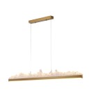 Lampy wiszące nad wyspę - Step Into Design Lampa wisząca MONTANA LONG LED złota 125 cm ST-6490P/L - product 2