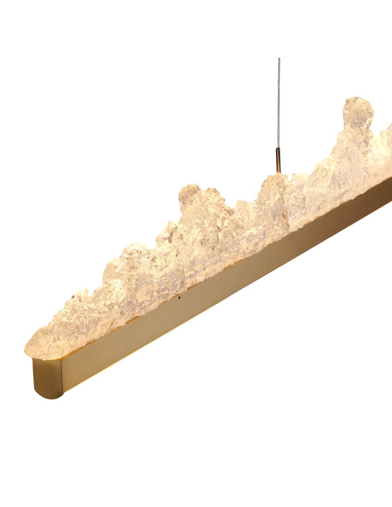 Step Into Design Lampa wisząca MONTANA LONG LED złota 125 cm ST-6490P/L