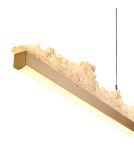 Lampy wiszące nad wyspę - Step Into Design Lampa wisząca MONTANA LONG LED złota 125 cm ST-6490P/L - product 7