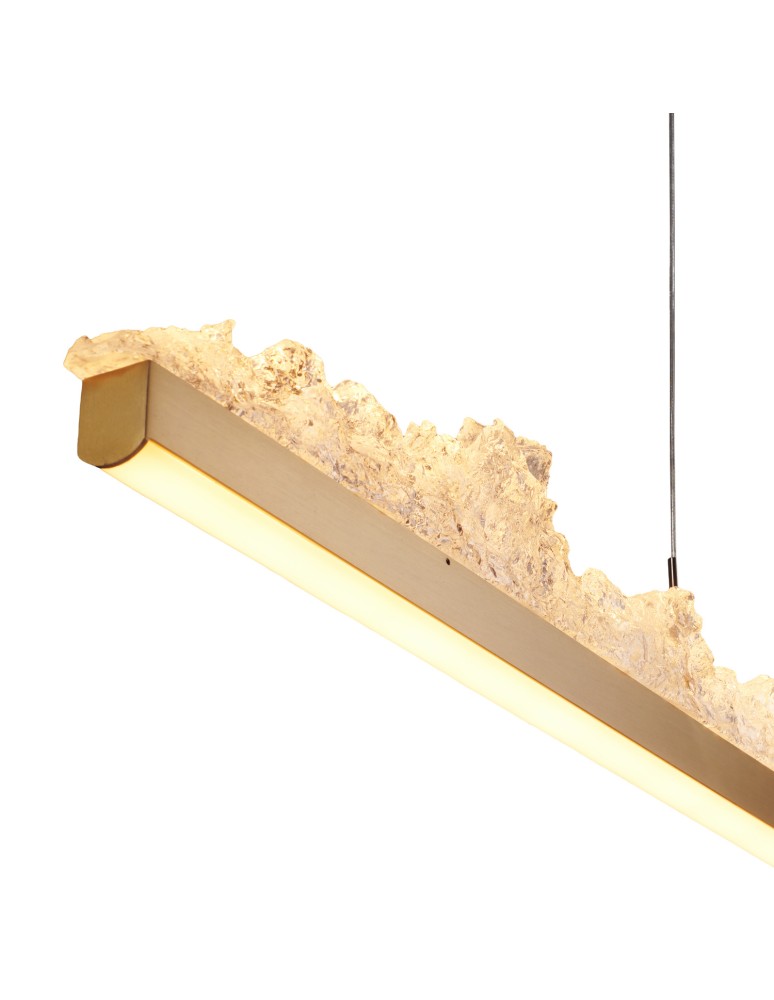 Step Into Design Lampa wisząca MONTANA LONG LED złota 125 cm ST-6490P/L