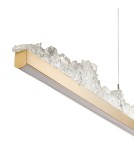 Lampy wiszące nad wyspę - Step Into Design Lampa wisząca MONTANA LONG LED złota 125 cm ST-6490P/L - product 8