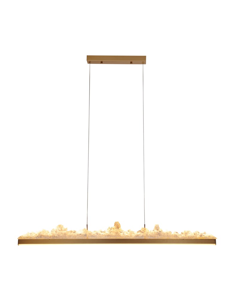 Step Into Design Lampa wisząca MONTANA LONG LED złota 125 cm ST-6490P/L
