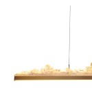 Lampy wiszące nad wyspę - Step Into Design Lampa wisząca MONTANA LONG LED złota 125 cm ST-6490P/L - product 10