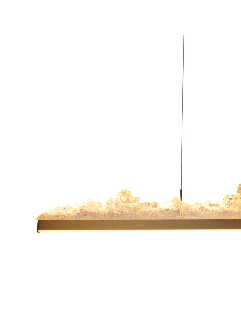 Step Into Design Lampa wisząca MONTANA LONG LED złota 125 cm ST-6490P/L