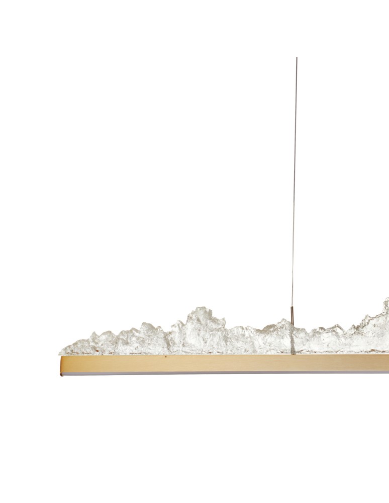 Step Into Design Lampa wisząca MONTANA LONG LED złota 125 cm ST-6490P/L