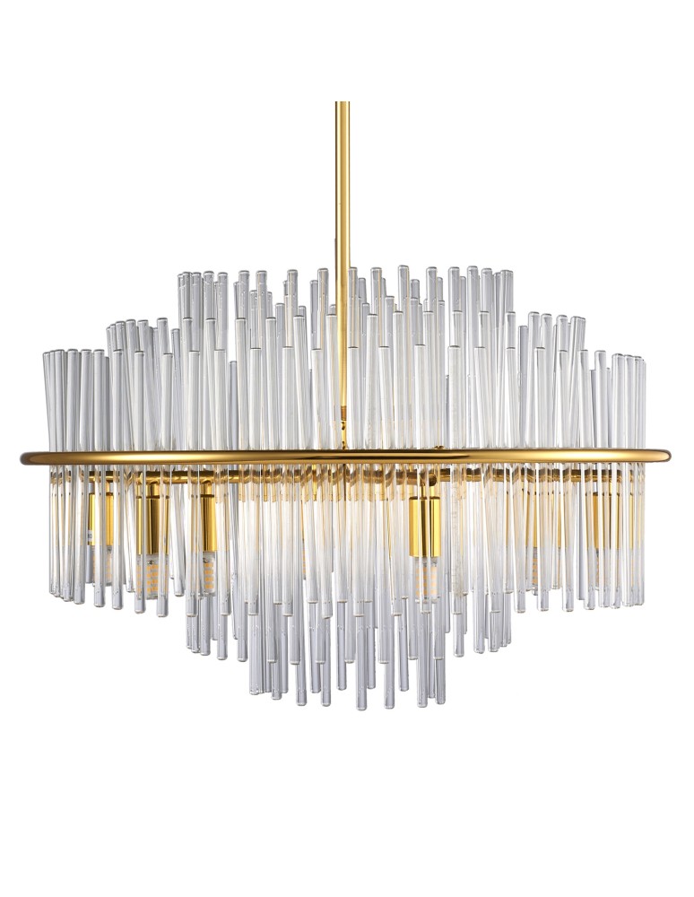 Step Into Design Lampa wisząca LUXORIA złota 50*35 cm ST-8530 gold Step Into Design Lampa wisząca LUXORIA złota 50*35 cm ST-8530 gold