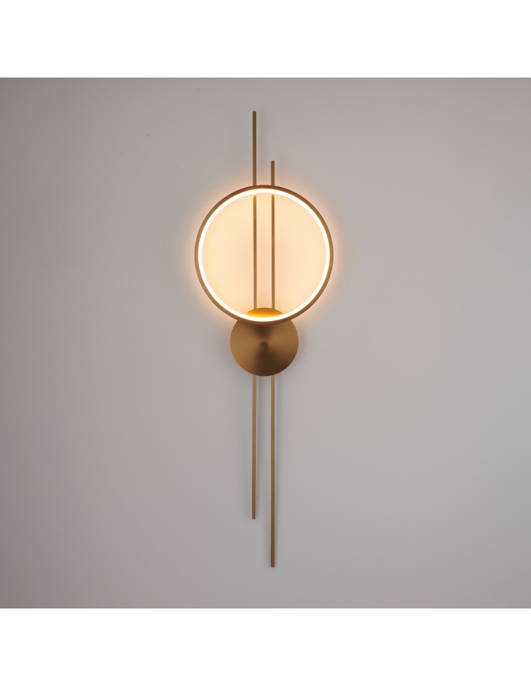 Step Into Design Lampa ścienna ECLIPTICA LED złota 100 cm ST-DL8532 Step Into Design Lampa ścienna ECLIPTICA LED złota 100 cm ST-DL8532