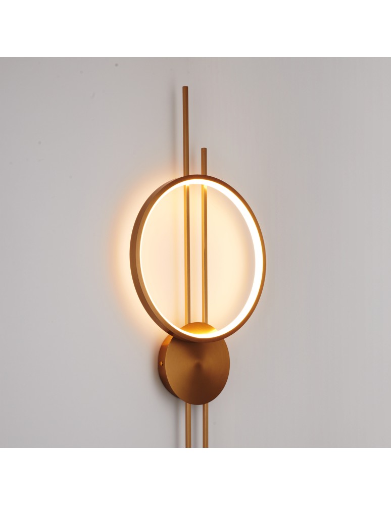Step Into Design Lampa ścienna ECLIPTICA LED złota 100 cm ST-DL8532 Step Into Design Lampa ścienna ECLIPTICA LED złota 100 cm ST-DL8532