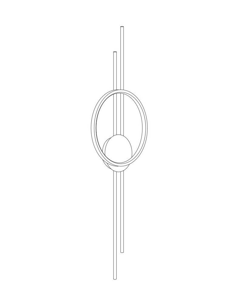 Step Into Design Lampa ścienna ECLIPTICA LED złota 100 cm ST-DL8532 Step Into Design Lampa ścienna ECLIPTICA LED złota 100 cm ST-DL8532