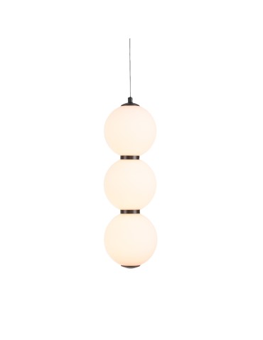 Step Into Design Lampa wisząca PERLA LED czarna 12 cm ST-CP231222-3L black