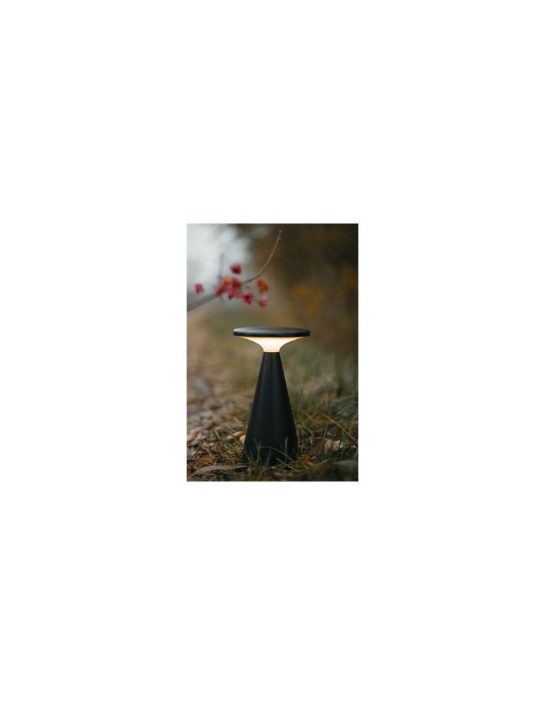 Maxlight Lampa Stołowa Funghi Czarna IP44 T0063 Maxlight Lampa Stołowa Funghi Czarna IP44 T0063