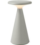 Lampy ogrodowe przenośne - Maxlight Lampa Stołowa Funghi Szara IP44 T0064 - product 1