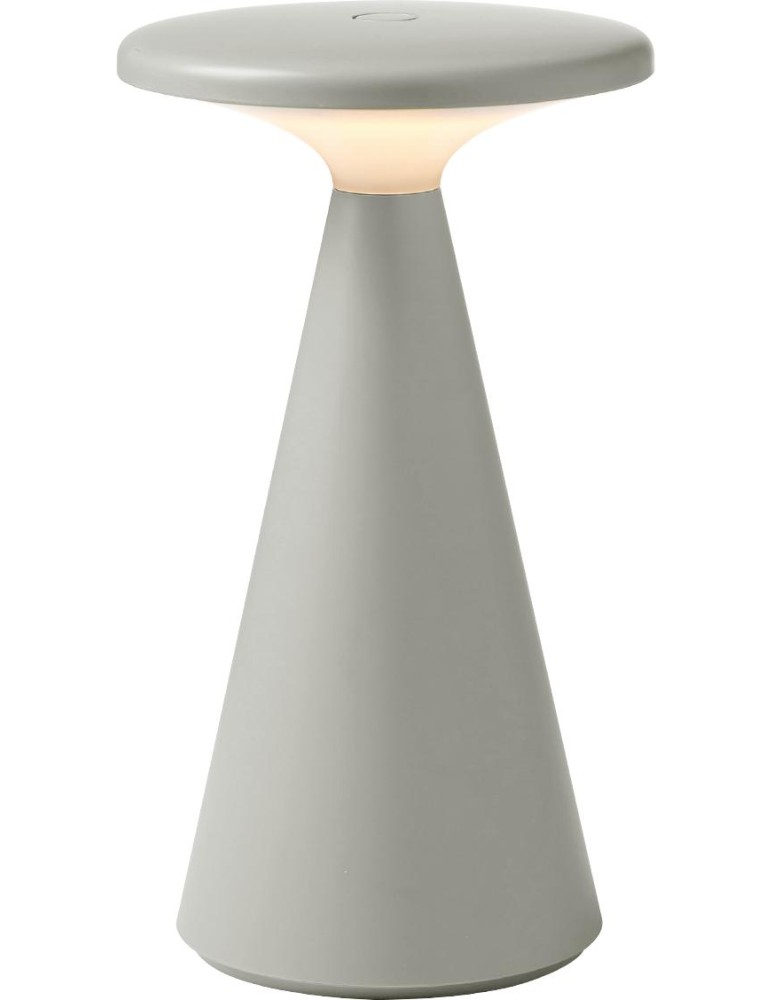 Maxlight Lampa Stołowa Funghi Szara IP44 T0064