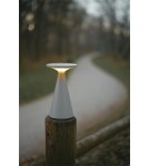 Lampy ogrodowe przenośne - Maxlight Lampa Stołowa Funghi Szara IP44 T0064 - product 3