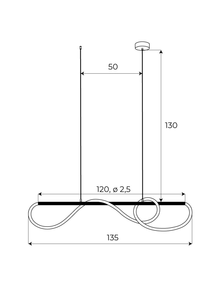 Lampy wiszące designerskie - Maxlight Lampa Wisząca Laguna Złota P0614 - product kolory-swiatla.pl 3
