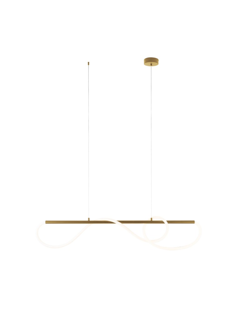 Lampy wiszące designerskie - Maxlight Lampa Wisząca Laguna Złota P0614 - product kolory-swiatla.pl 4