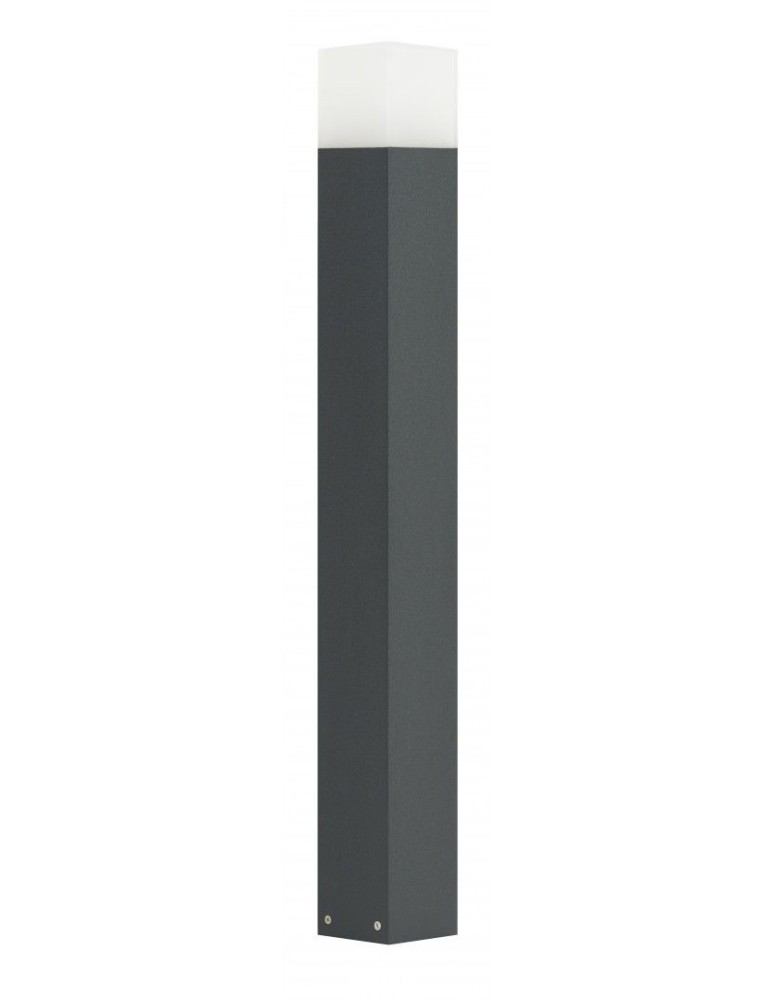 Lampy ogrodowe stojące - SU-MA CUBE 83cm 1x20W E27 230V Ciemny popiel CB-830 DG Stojąca - produkt kolory-swiatla.pl 1