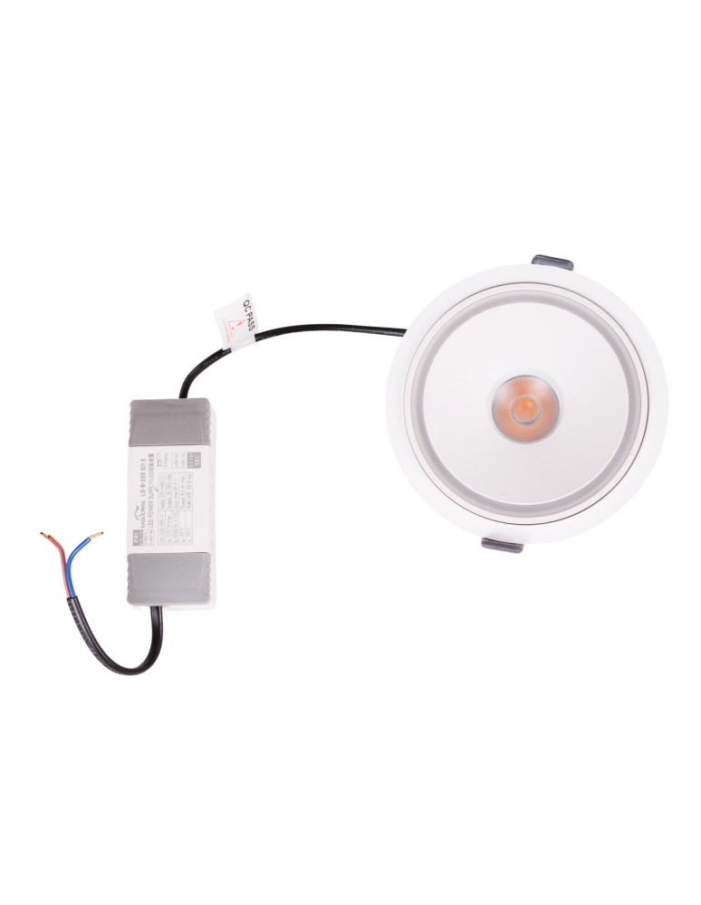 Maxlight Lampa Wpustowa Vector 10W Biała H0139