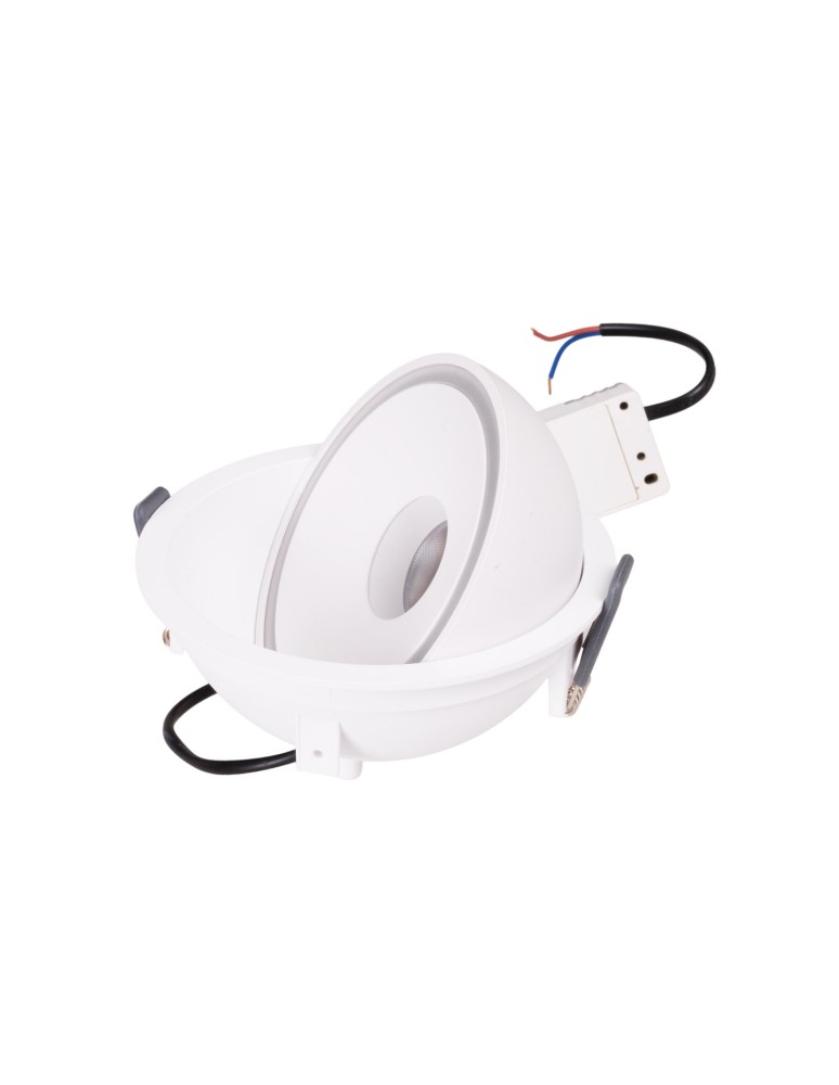 Maxlight Lampa Wpustowa Vector 10W Biała H0139