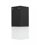 Lampy zewnętrzne sufitowe - SU-MA CUBE 1x20W E27 230V Czarny CB-S BL Plafon - product 1