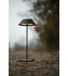 Lampy ogrodowe przenośne - Maxlight Lampa Stołowa Muffin Czarna IP44 T0066 - product 2
