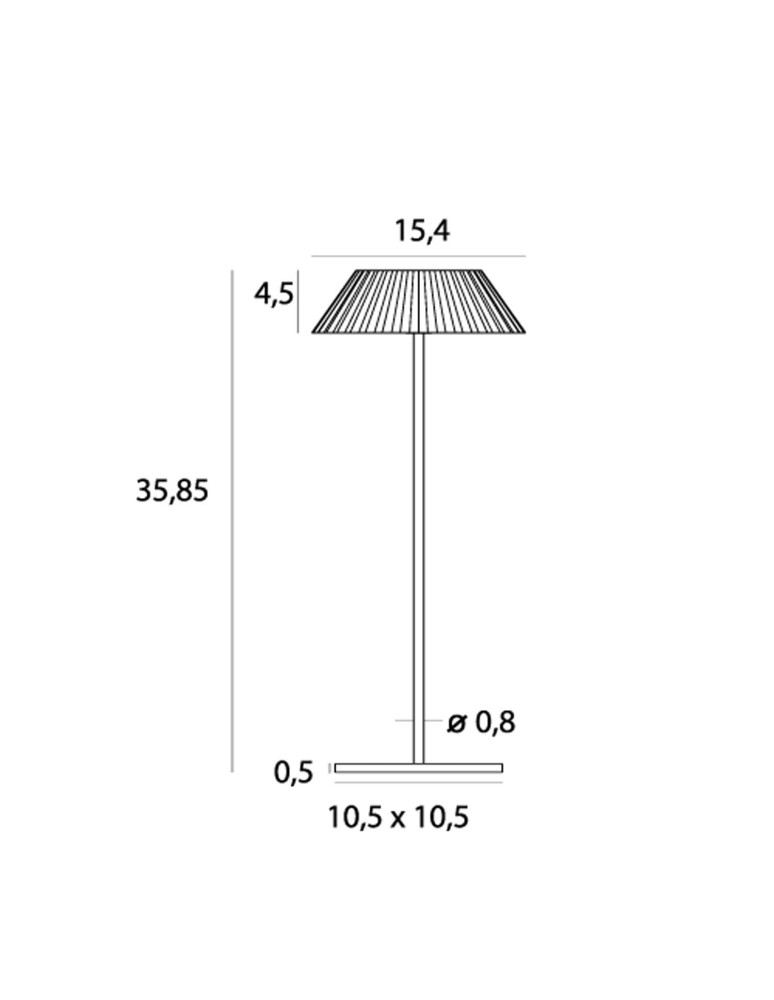 Maxlight Lampa Stołowa Muffin Czarna IP44 T0066