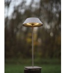 Lampy ogrodowe przenośne - Maxlight Lampa Stołowa Muffin Taupe IP44 T0065 - product 2