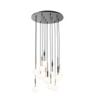Lampy wiszące kule - Open Design Highlights Ero Multicolor X 40 Wisząca 10xG9 Max 8W LED 230V Biały Opal|Chrom|Czarny|Złoto 86393 - product 1