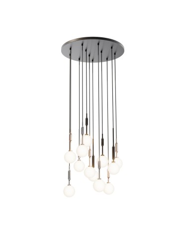 Open Design Highlights Ero Multicolor X 40 Wisząca 10xG9 Max 8W LED 230V Biały Opal|Chrom|Czarny|Złoto 86393