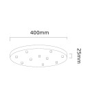 Lampy wiszące kule - Open Design Highlights Ero Multicolor X 40 Wisząca 10xG9 Max 8W LED 230V Biały Opal|Chrom|Czarny|Złoto 86393 - product 2