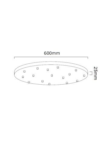 Open Design Highlights Ero Multicolor XVI 60 Wisząca 16xG9 Max 8W LED 230V Biały Opal|Chrom|Czarny|Złoto 86416 - produkt 2