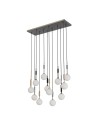 Open Design Highlights Ero Multicolor XIV 80x25 Wisząca 14xG9 Max 8W LED 230V Biały Opal|Chrom|Czarny|Złoto 86430