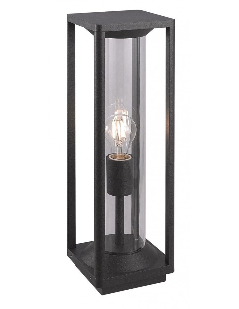 Lampy ogrodowe stojące - SU-MA Porto 1xE27 Czarny Stojąca M1932-500 - produkt kolory-swiatla.pl 1