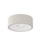 Lampy podtynkowe okrągłe - Open Design Highlights Neo Toupe Slim KG / Ufo Bianco Oprawa Nastropowa 1xGU10 Max 8W LED 230V Biały|Toupe 86485 - product 1