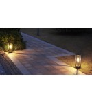 Lampy ogrodowe stojące - SU-MA Porto 1xE27 Czarny Stojąca M1932-500 - product 2