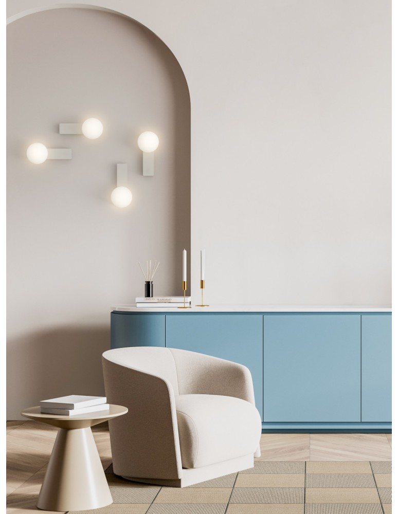 Open Design Highlights Boletta Parette Toupe IP44 Kinkiet 1xG9 Max 8W LED 230V Biały Opal|Toupe OR85549 Open Design Highlights Boletta Parette Toupe IP44 Kinkiet 1xG9 Max 8W LED 230V Biały Opal|Toupe OR85549