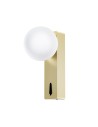 Open Design Highlights Boletta Parette OLd Gold Switch Kinkiet 1xG9 Max 8W LED 230V Biały Opal|Złoto Satynowe OR85563 Open Design Highlights Boletta Parette OLd Gold Switch Kinkiet 1xG9 Max 8W LED 230V Biały Opal|Złoto Satynowe OR85563