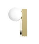 Open Design Highlights Boletta Parette OLd Gold Switch Kinkiet 1xG9 Max 8W LED 230V Biały Opal|Złoto Satynowe OR85563 Open Design Highlights Boletta Parette OLd Gold Switch Kinkiet 1xG9 Max 8W LED 230V Biały Opal|Złoto Satynowe OR85563