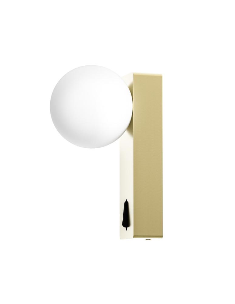Open Design Highlights Boletta Parette OLd Gold Switch Kinkiet 1xG9 Max 8W LED 230V Biały Opal|Złoto Satynowe OR85563 Open Design Highlights Boletta Parette OLd Gold Switch Kinkiet 1xG9 Max 8W LED 230V Biały Opal|Złoto Satynowe OR85563