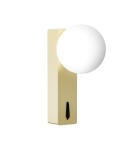 Open Design Highlights Boletta Parette OLd Gold Switch Kinkiet 1xG9 Max 8W LED 230V Biały Opal|Złoto Satynowe OR85563 Open Design Highlights Boletta Parette OLd Gold Switch Kinkiet 1xG9 Max 8W LED 230V Biały Opal|Złoto Satynowe OR85563